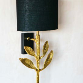 Genere Gold Wall Light with Shade - thumbnail 3