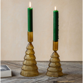 Graham and Green Small Ochre Tree Candle Holder