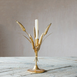 Graham and Green Gold Leaf Candlestick