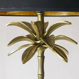 Bronze Palm Tree Floor Lamp - thumbnail 2