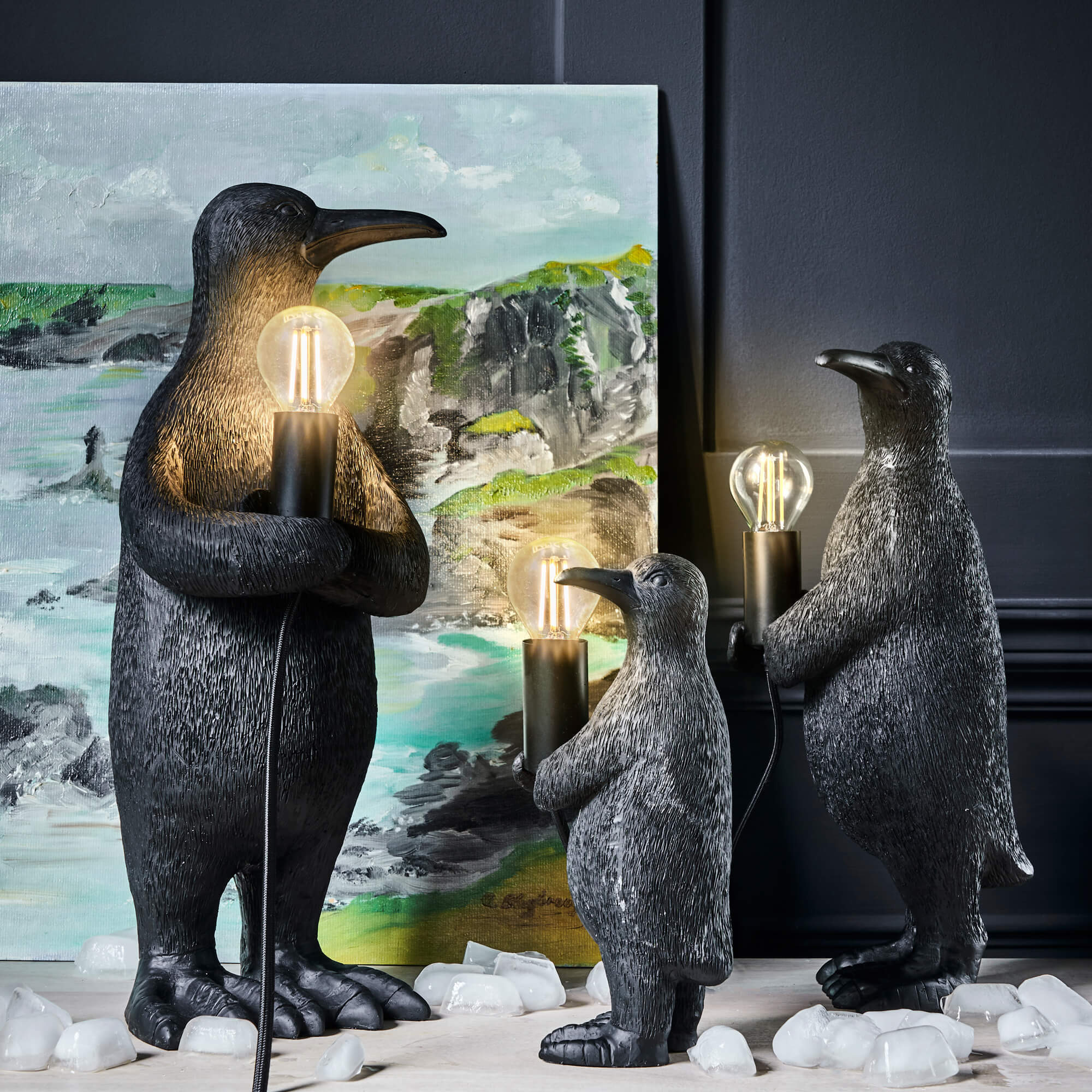 Graham and Green Small Perry Penguin Table Lamp - image 1