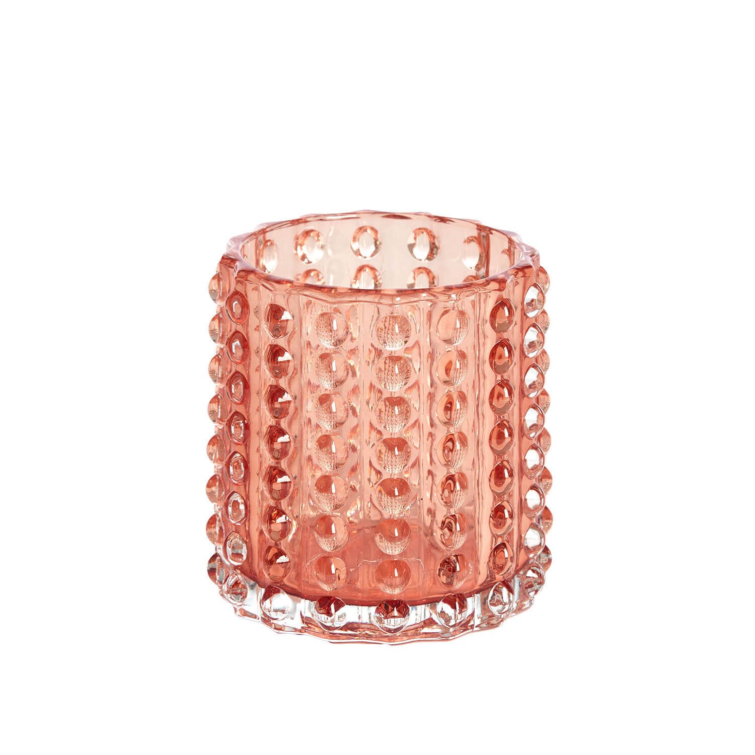 Graham and Green Peach Bubble Tealight Holder - image 1