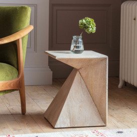 Graham and Green Alani Wooden Side Table - thumbnail 2