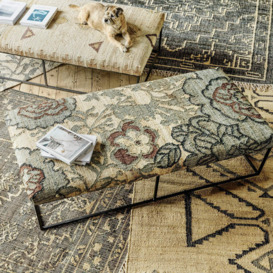 Graham and Green Bryndis Floral Jute Coffee Table