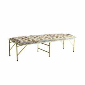 Graham and Green Cream and Gold Folding Day Bed - thumbnail 3