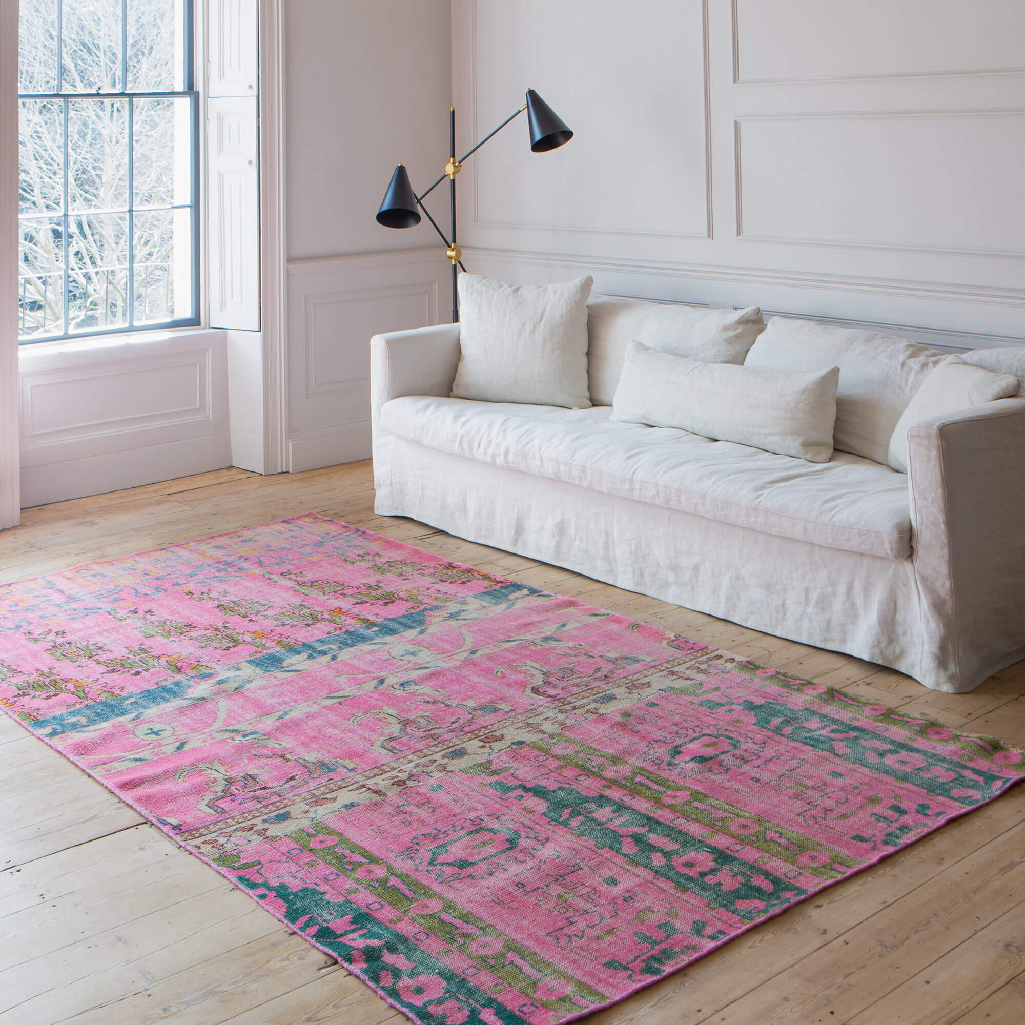 Graham and Green Indus Hand-Knotted Rug 183 x 274cm