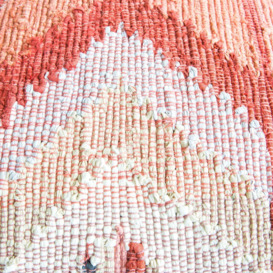 Graham and Green Karim Recycled Cotton Pouffe - thumbnail 3