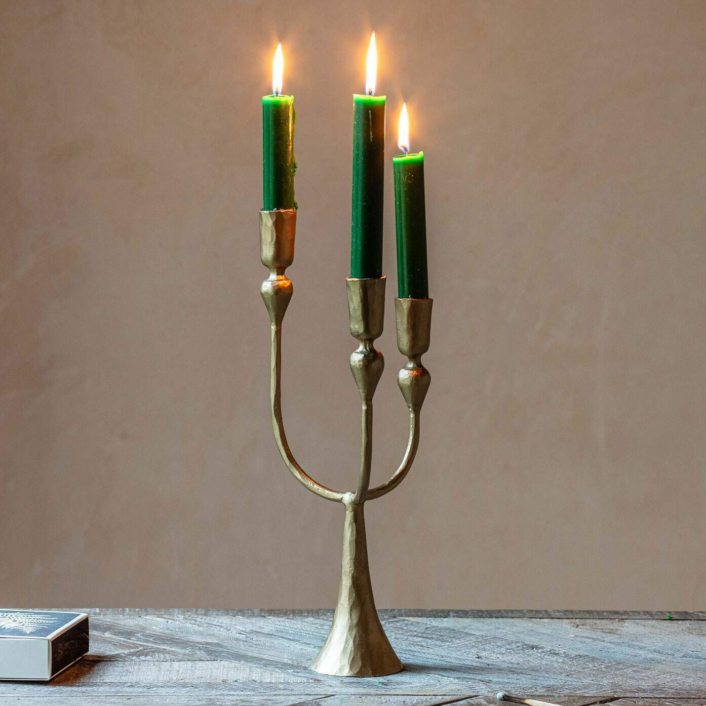 Graham and Green Antique Gold Candle Holder