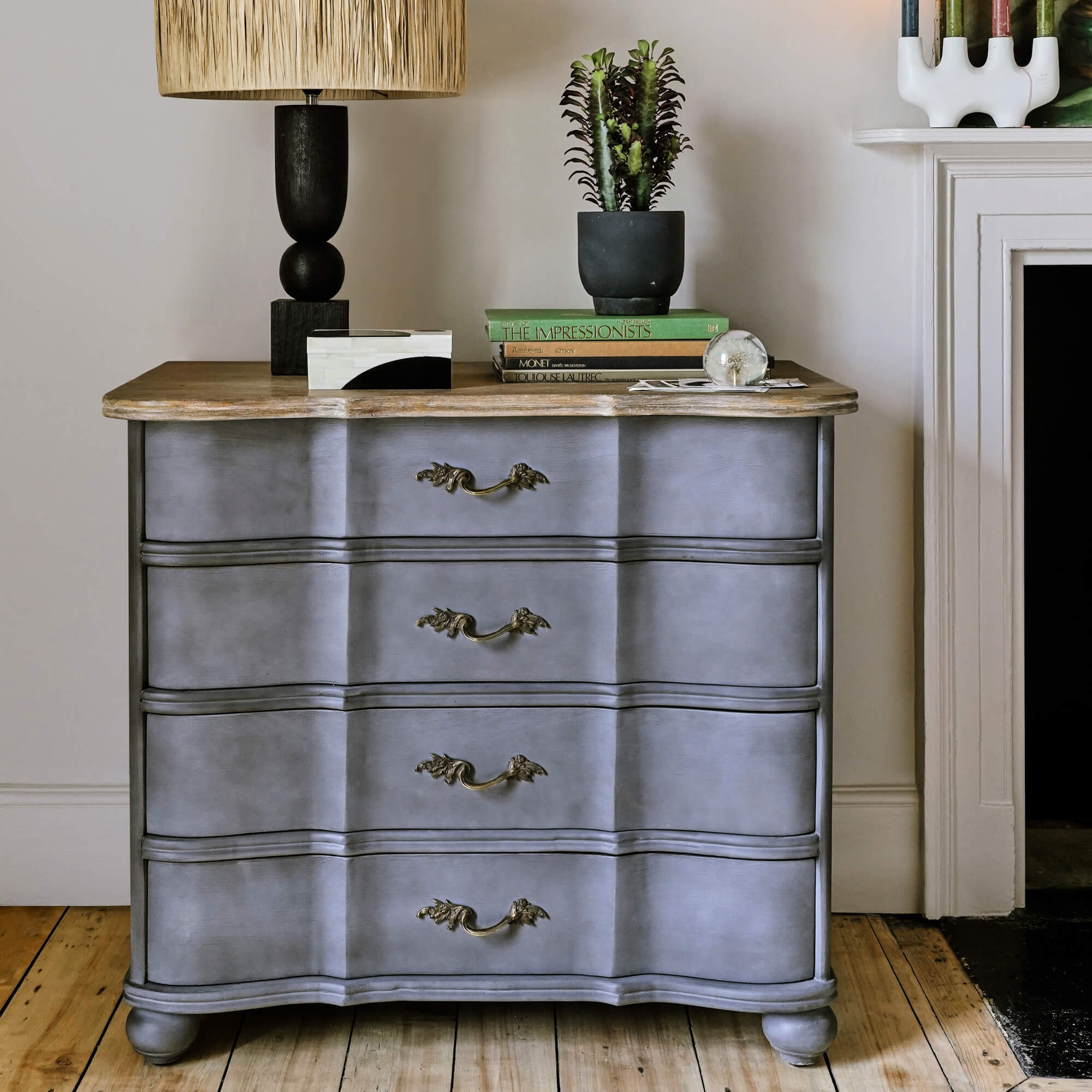 Graham and Green Evelyn Grey Chest of Drawers