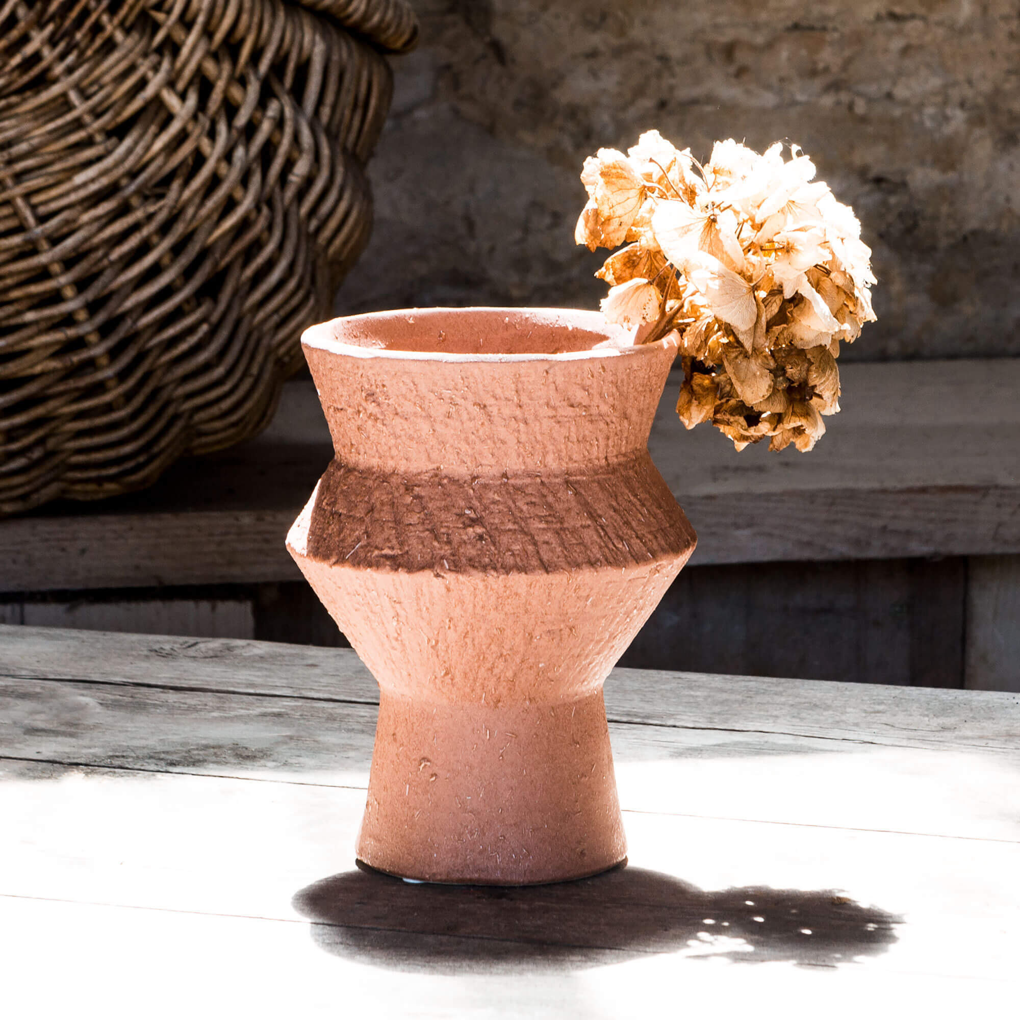 Small Stone Shaped Vase - image 1