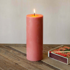 Graham and Green Red Eco-Friendly Pillar Candle