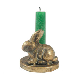 Graham and Green Gold Rabbit Candle Holder