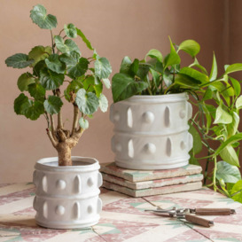 Graham and Green White Rustic Planter Large