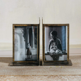Graham and Green Bronzed Photo Frame Bookends - thumbnail 3