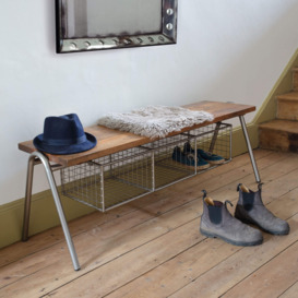 Bench with Shoe Rack - thumbnail 2