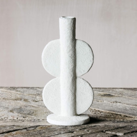 Graham and Green Avril White Candle Holder - thumbnail 3