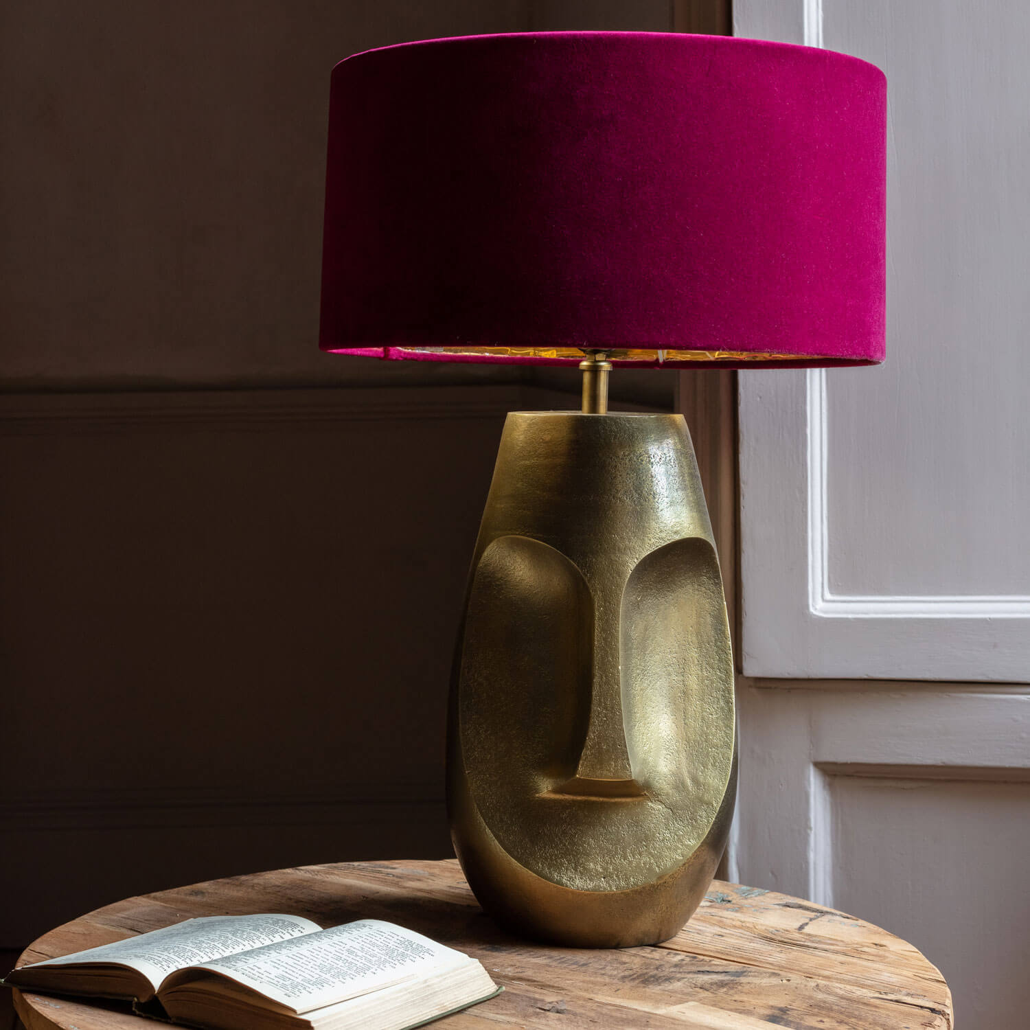 Graham and Green Large Brass Mateo Table Lamp