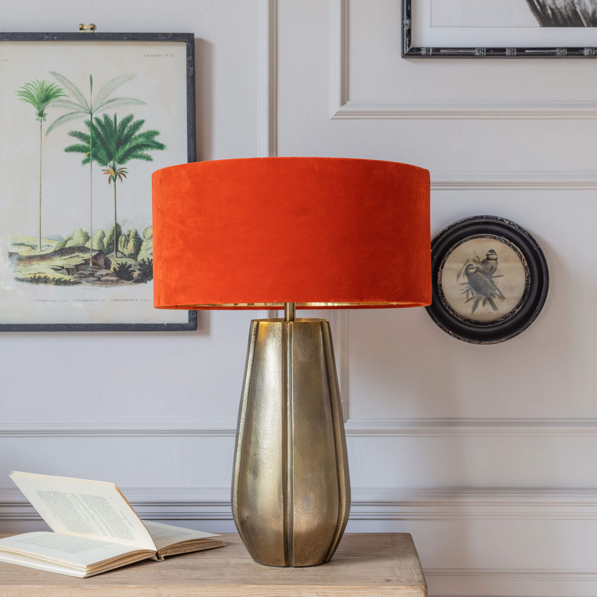 Graham and Green Brass Lloyd Table Lamp