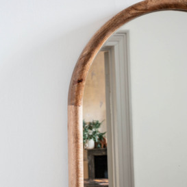 Walter Natural Wood Arched Mirror - thumbnail 2