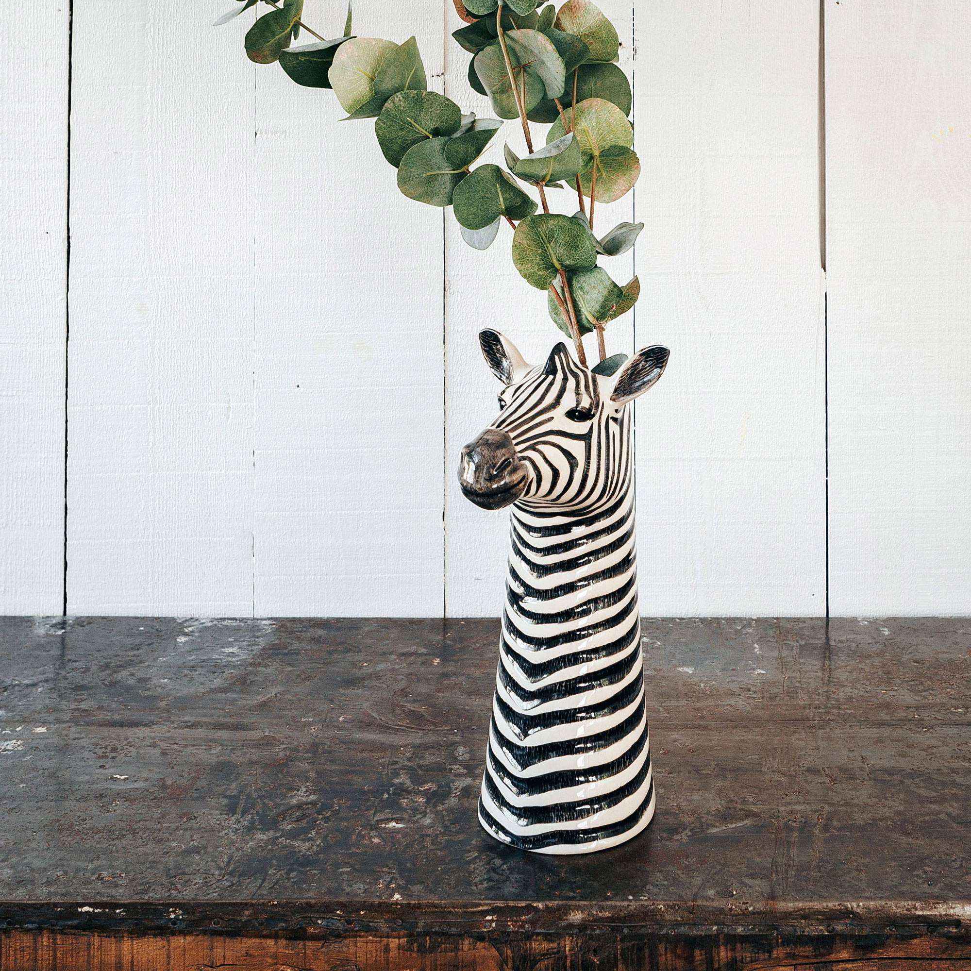Graham and Green Zebra Flower Vase