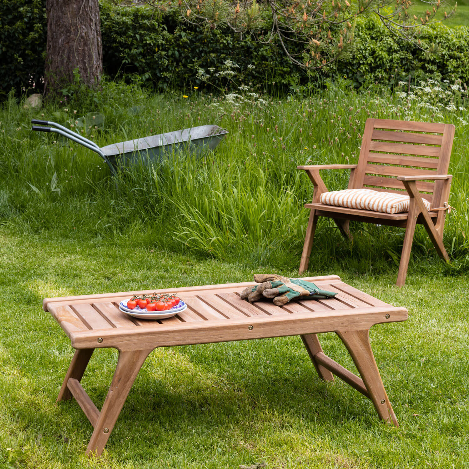 Graham and Green Teak Outdoor Coffee Table - image 1