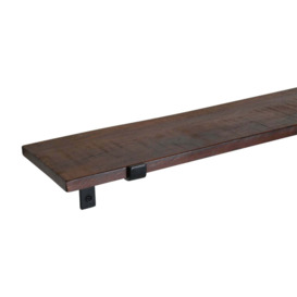 Graham and Green Recycled Wood Wall Shelf 80cm - thumbnail 2