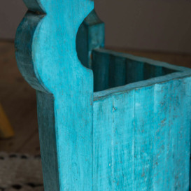 Graham and Green Bombay Blue Side Table - thumbnail 3