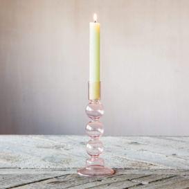 Graham and Green Pink Bubble Candle Holder - thumbnail 2