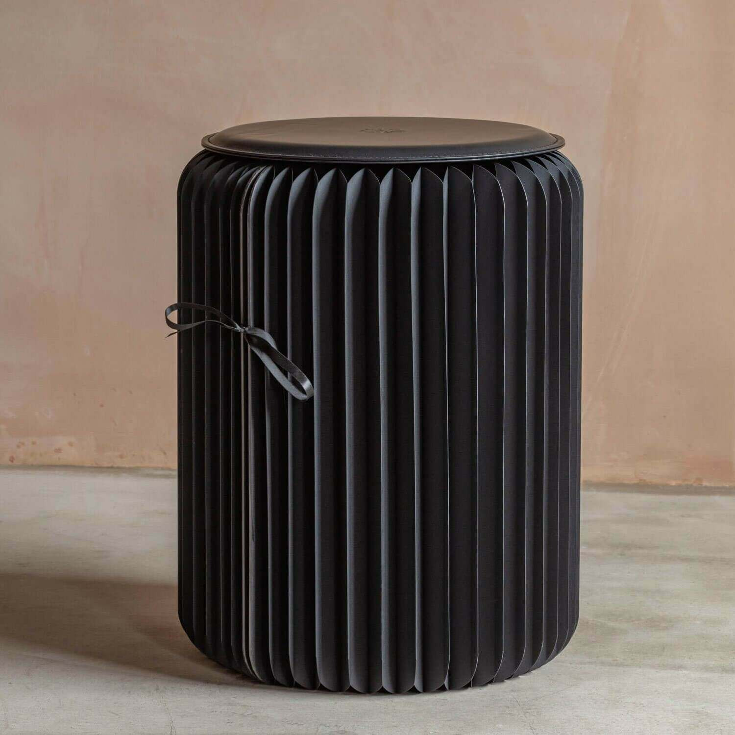 Graham and Green Baxter Tall Foldable Stool Black