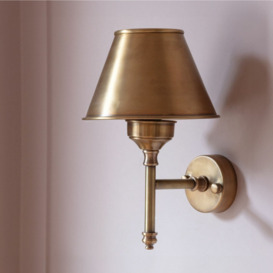 Graham and Green Rory Antique Brass Wall Light - thumbnail 1