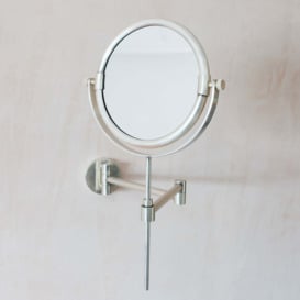 Graham and Green Ovin Antique Silver Extension Wall Mirror - thumbnail 3