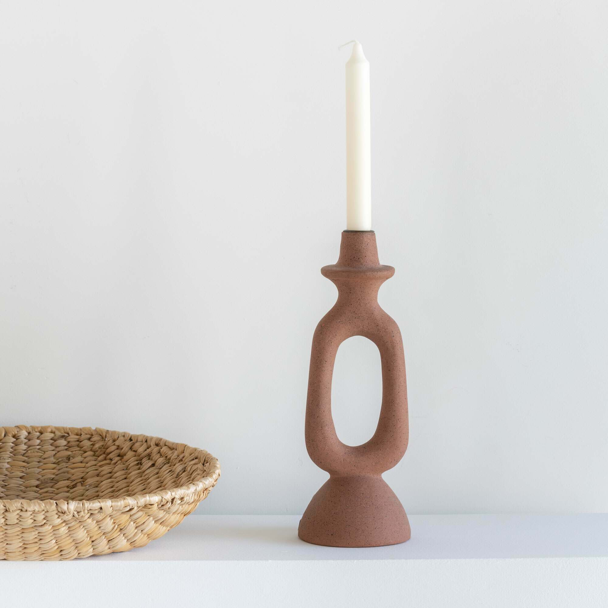 Graham and Green Terracotta Candle Holder - image 1