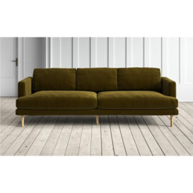 Sydney 3 Seater Sofa in Garden Green Classic Velvet