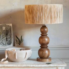 Graham and Green Glade Wooden Table Lamp
