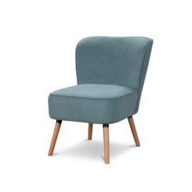 Habitat Eppy Fabric Accent Chair - Blue