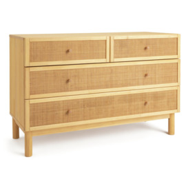 Habitat Simone 2 + 2 Wide Drawer Rattan Chest