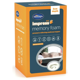 Silentnight 5cm Memory Foam Topper - Double