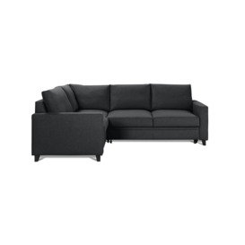 Habitat Seattle Left Hand Storage Corner Sofa Bed - Charcoal