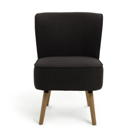 Habitat Eppy Fabric Accent Chair - Charcoal