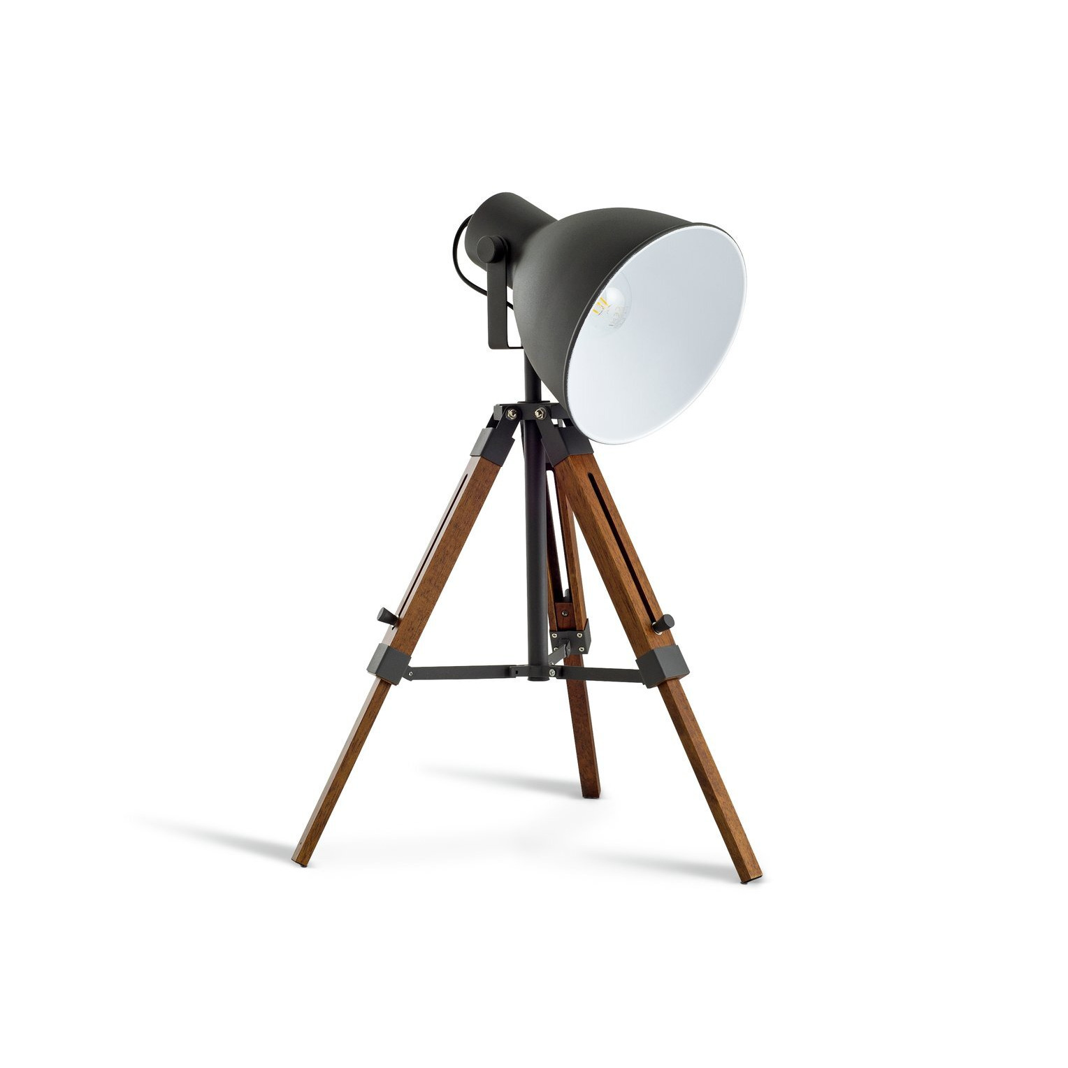 Habitat Loft Living Tripod Table Lamp - Grey