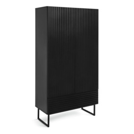 Habitat Cairo 2 Door 2 Drawer Wardrobe - Black