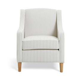 Habitat Dorian Fabric Accent Chair - Black & White