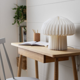 Habitat Origami Paper Table Lamp - White