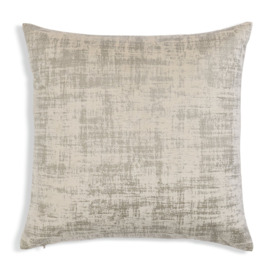 Habitat Textured Velvet Cushion Cover - Silver - 43X43cm