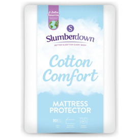 Slumberdown Cotton Comfort Mattress Protector - Superking