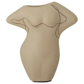 Bloomingville Terracotta Body Shaped Vase - Natural