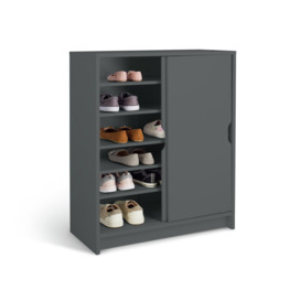 Habitat Chloe 2 Door Shoe Storage Cabinet - Grey