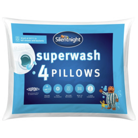 Silentnight Superwash Medium Firm Pillows - 4 Pack