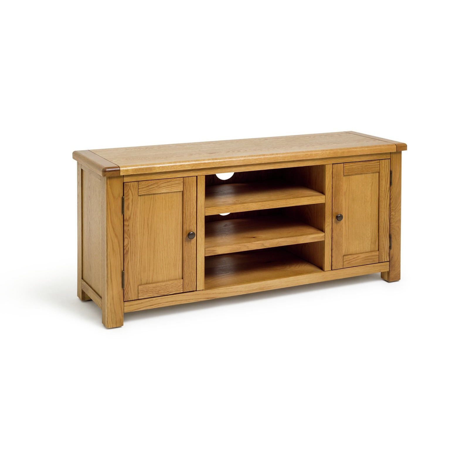 Argos Home Kent 2 Door Tall TV Unit - Oak