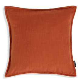 Habitat Linen Look Cushion - Terracotta - 50x50cm